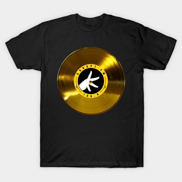 Gold Vinyl T-Shirt by rezolivarez